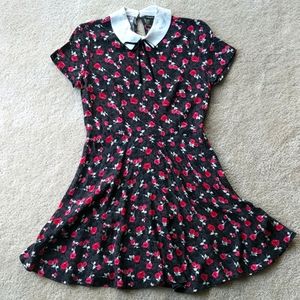 Forever 21 Black Rose Dress
